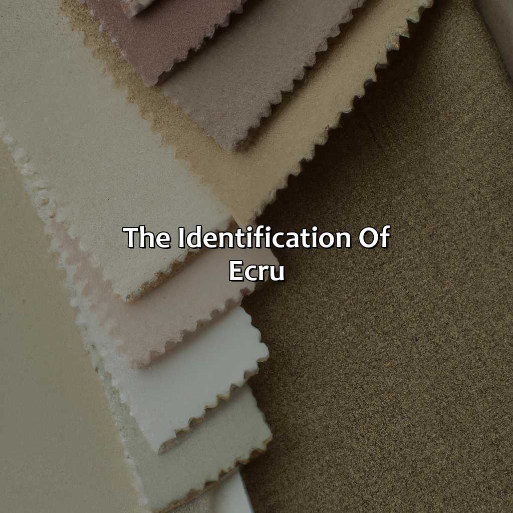 The Identification Of Ecru  - What Color Is Ecru, 