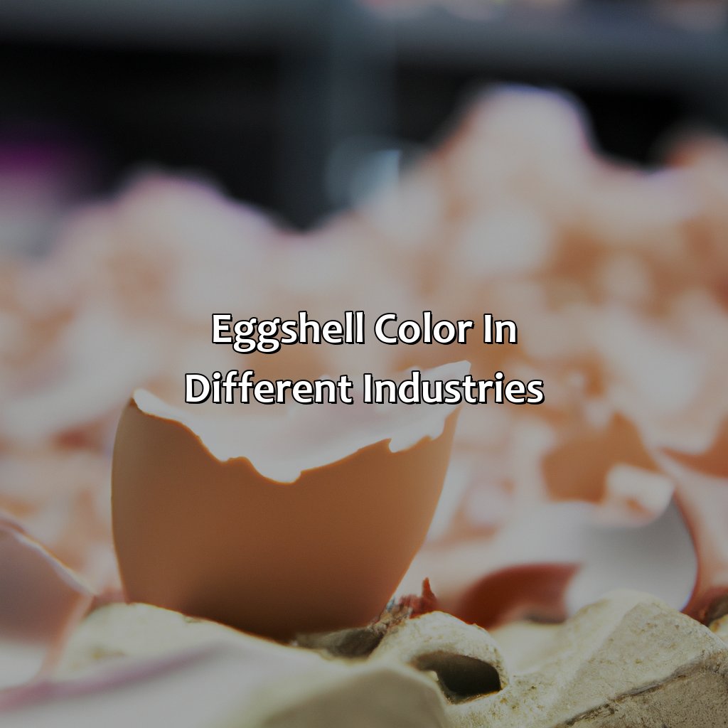 Eggshell Color In Different Industries  - What Color Is Eggshell, 