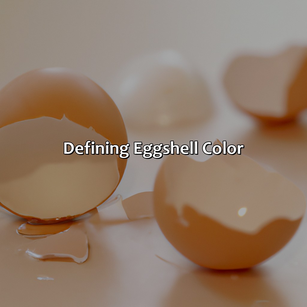Defining Eggshell Color  - What Color Is Eggshell, 