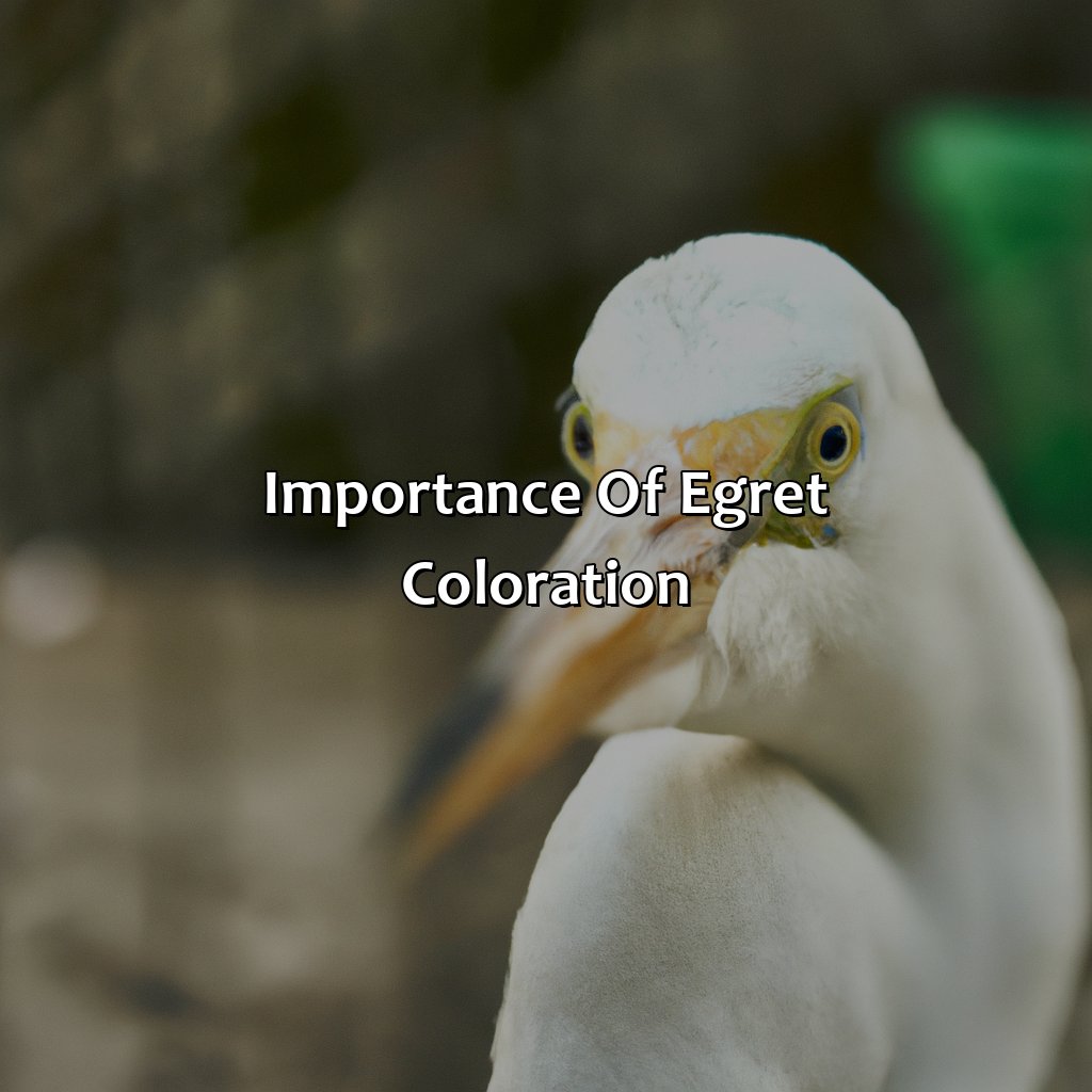 Importance Of Egret Coloration  - What Color Is Egret, 
