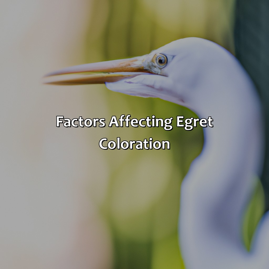 Factors Affecting Egret Coloration  - What Color Is Egret, 