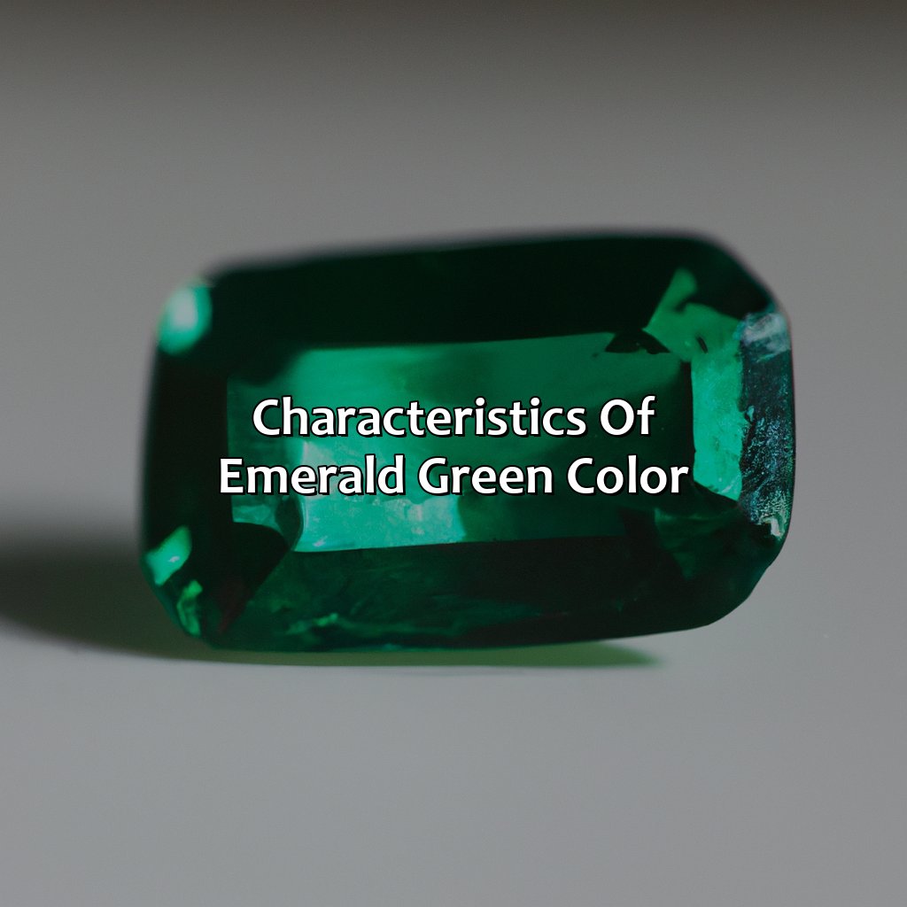 Characteristics Of Emerald Green Color  - What Color Is Emerald Green, 