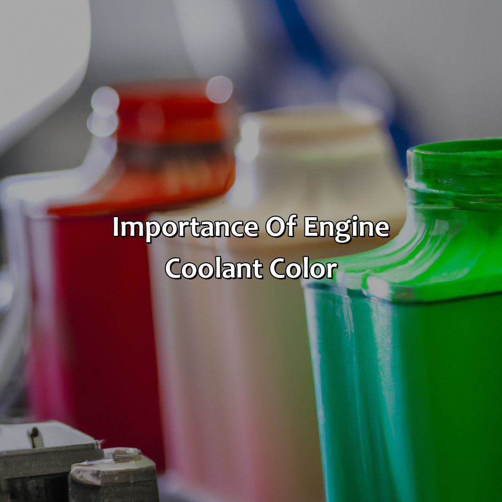 Importance Of Engine Coolant Color  - What Color Is Engine Coolant, 