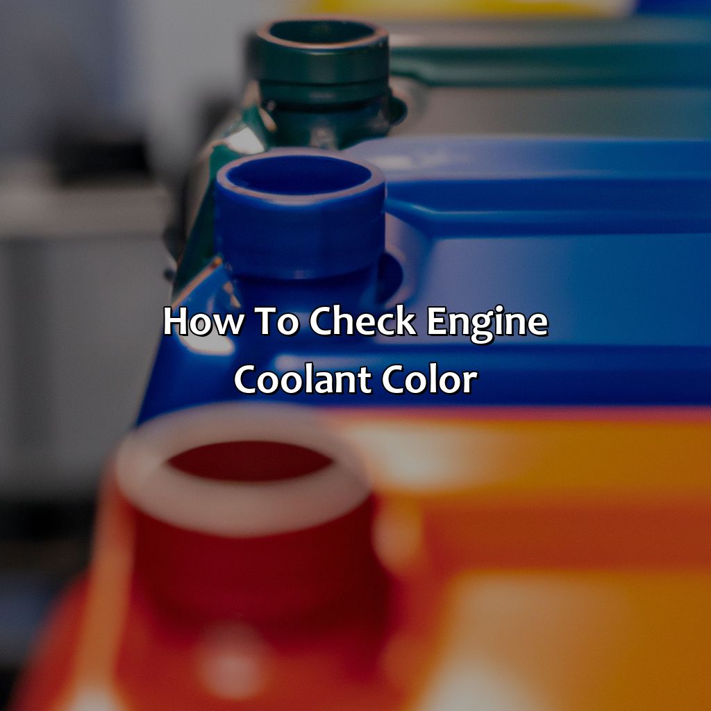 How To Check Engine Coolant Color  - What Color Is Engine Coolant, 