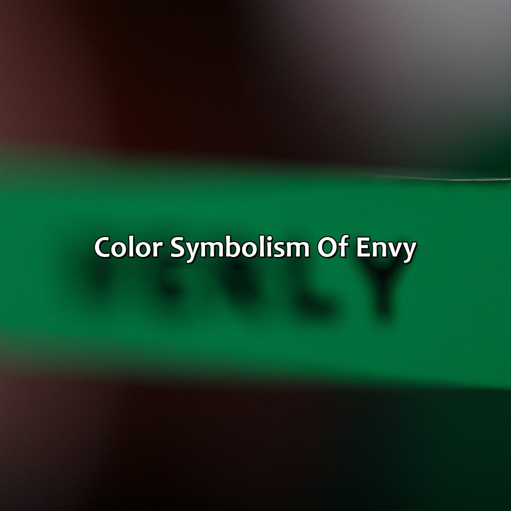 Color Symbolism Of Envy  - What Color Is Envy, 