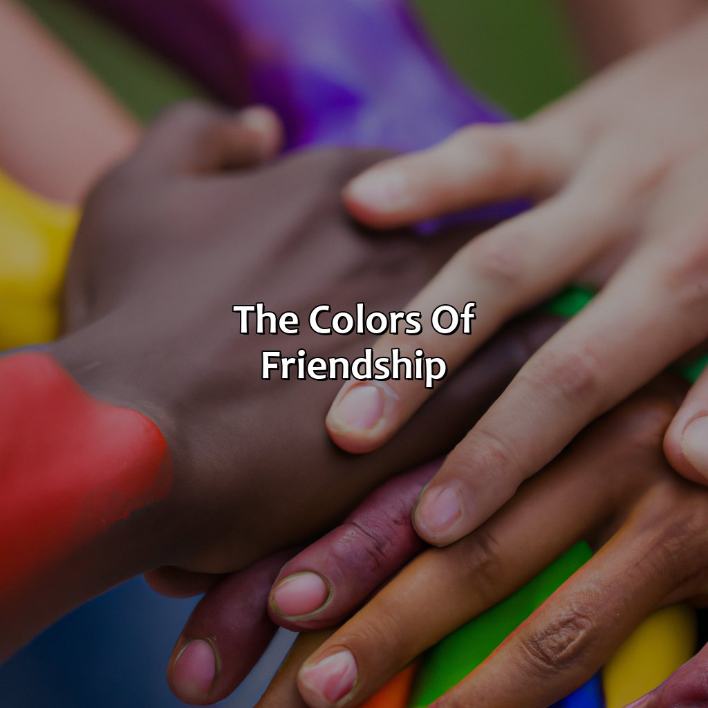 The Colors Of Friendship  - What Color Is Friendship, 