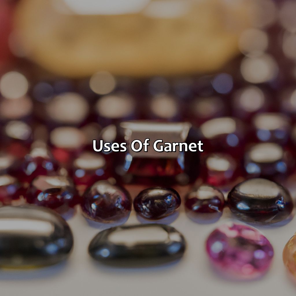 Uses Of Garnet  - What Color Is Garnet, 