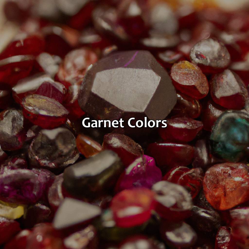 Garnet Colors  - What Color Is Garnet, 