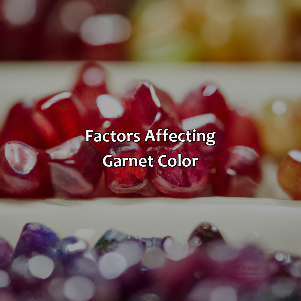 Factors Affecting Garnet Color  - What Color Is Garnet, 