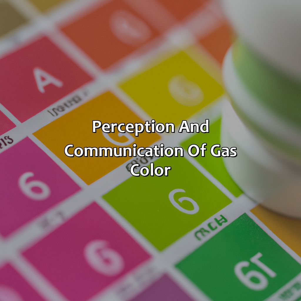 Perception And Communication Of Gas Color  - What Color Is Gas, 