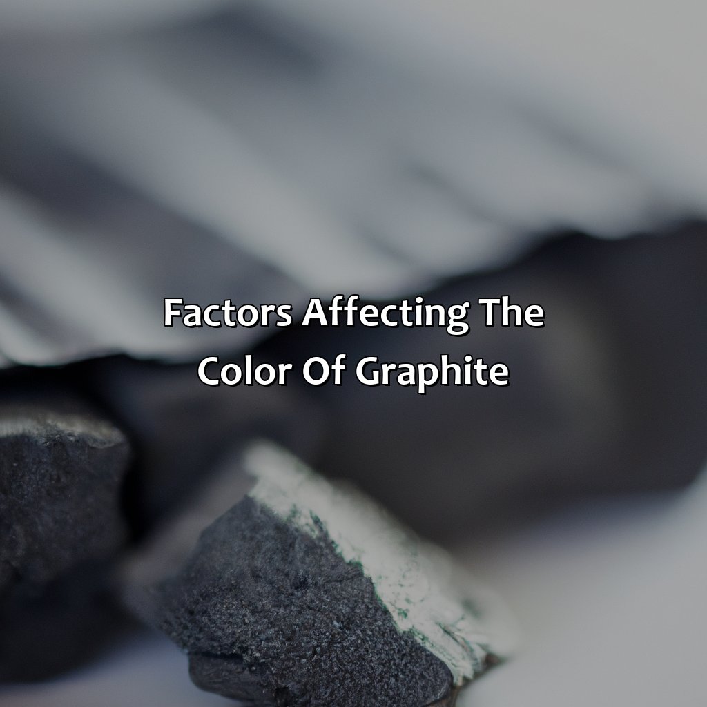 Factors Affecting The Color Of Graphite  - What Color Is Graphite, 