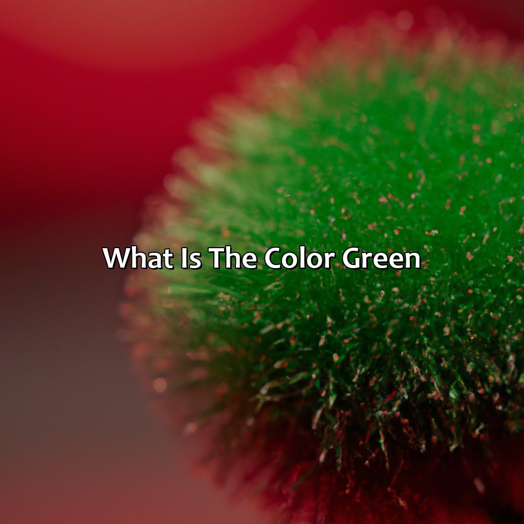 What Is The Color Green?  - What Color Is Green And Red, 