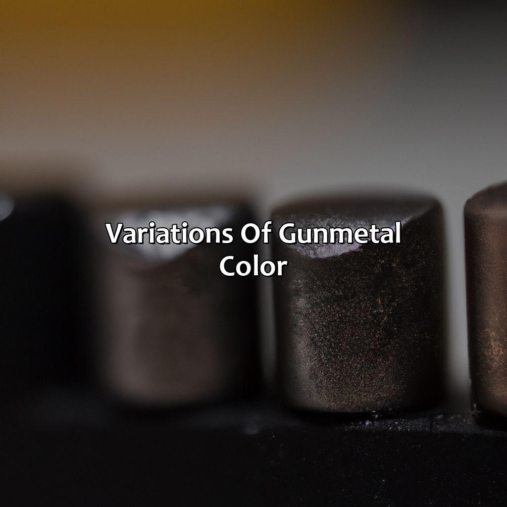 Variations Of Gunmetal Color  - What Color Is Gunmetal, 