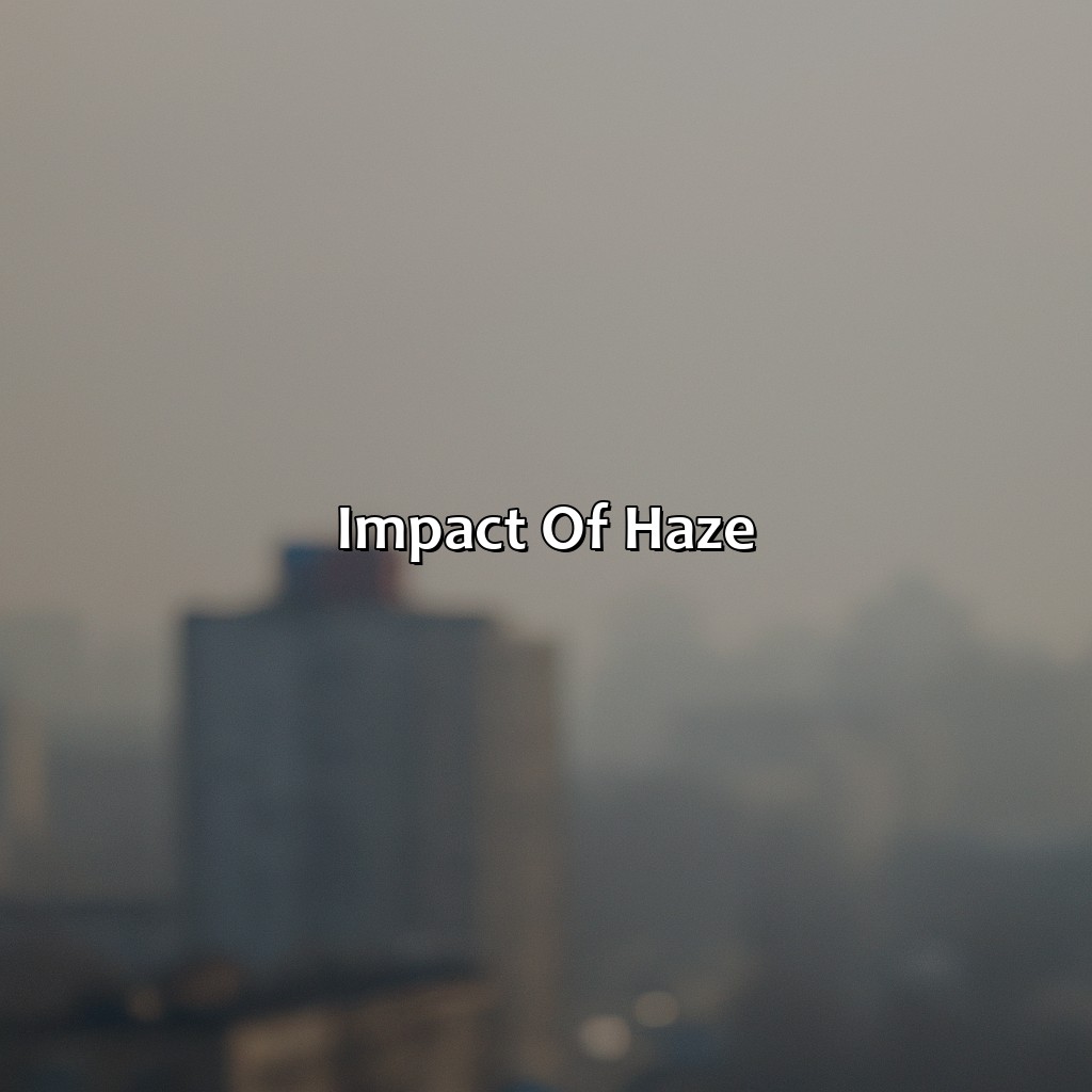Impact Of Haze - What Color Is Haze, 