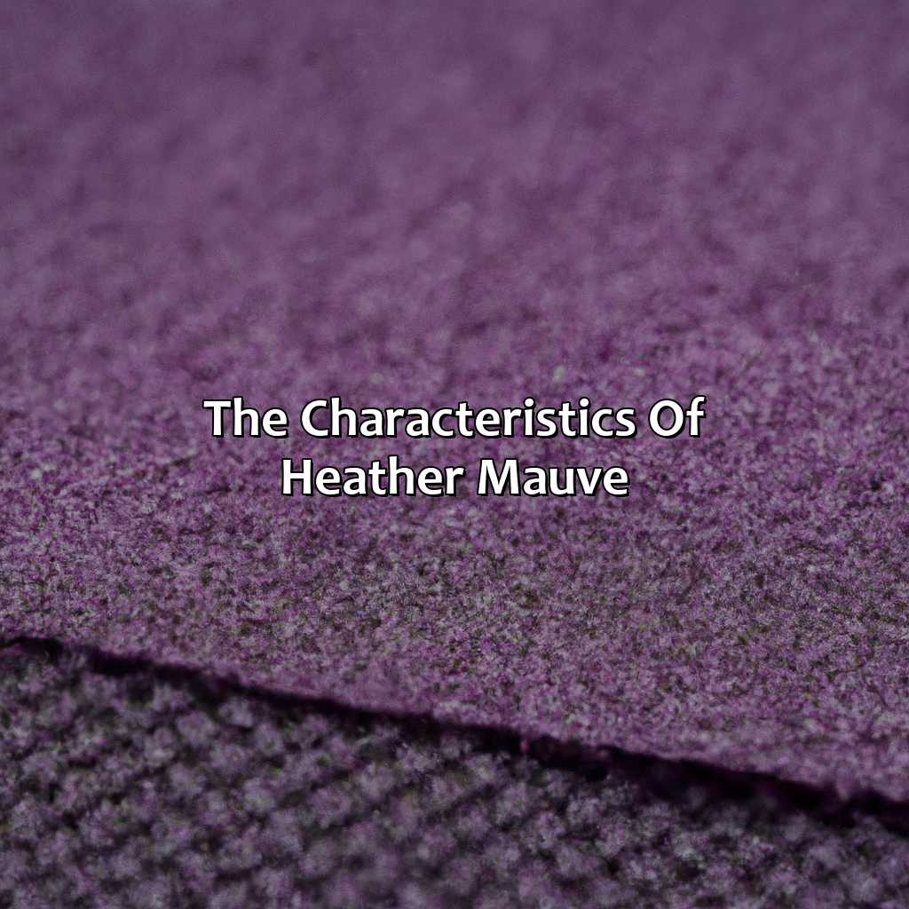 The Characteristics Of Heather Mauve  - What Color Is Heather Mauve, 