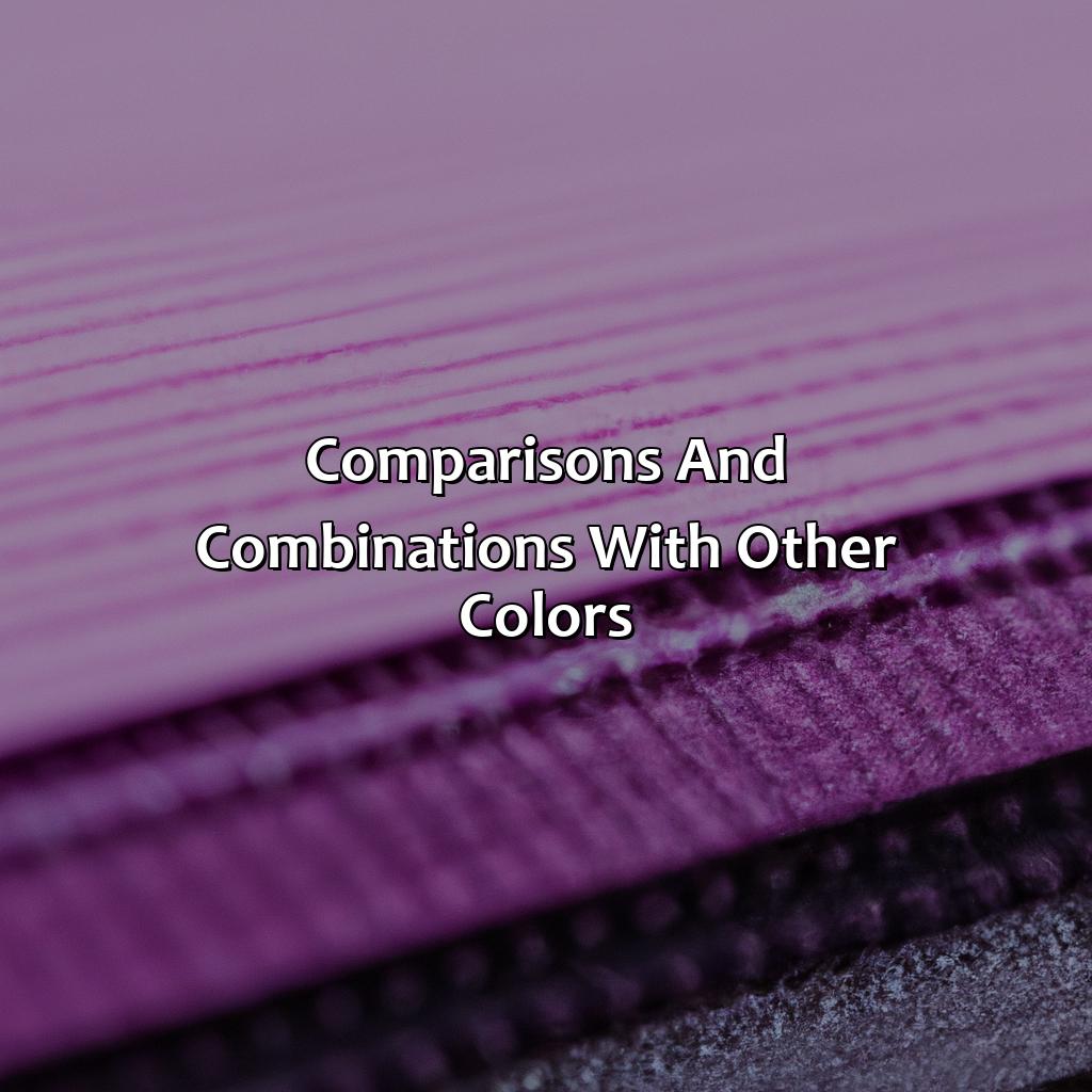 Comparisons And Combinations With Other Colors  - What Color Is Heather Mauve, 