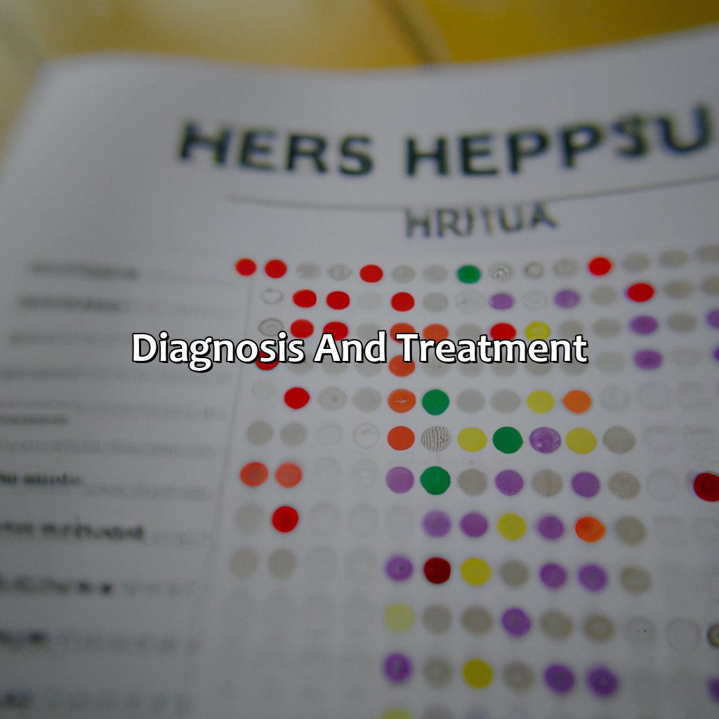 Diagnosis And Treatment  - What Color Is Herpes Discharge, 