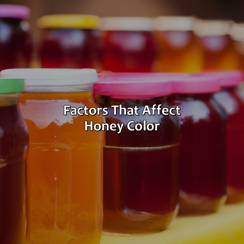 Factors That Affect Honey Color  - What Color Is Honey, 