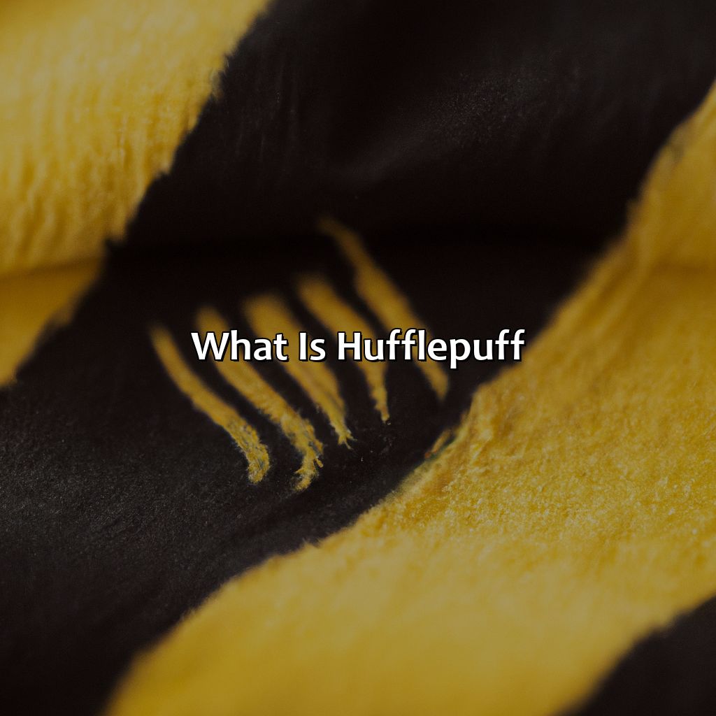 What Is Hufflepuff?  - What Color Is Hufflepuff, 