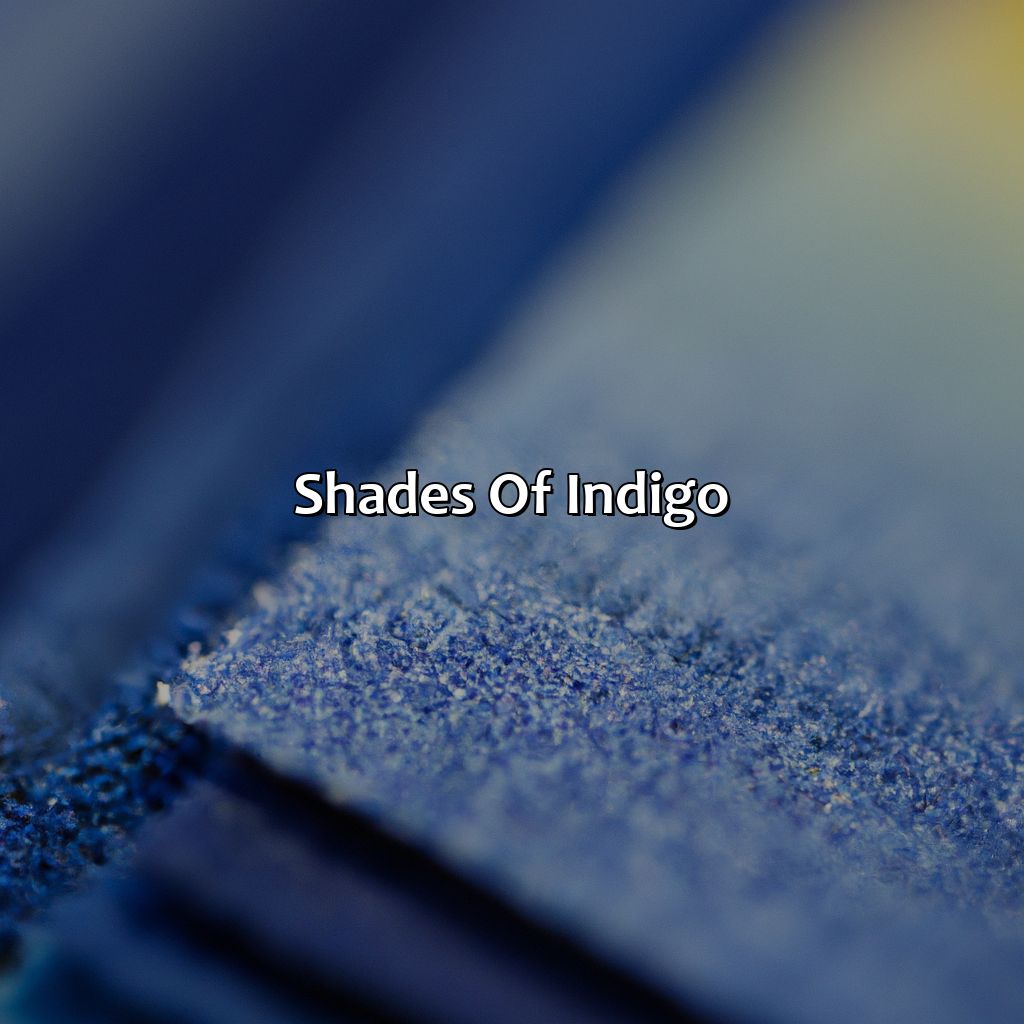 Shades Of Indigo  - What Color Is Indigo?, 