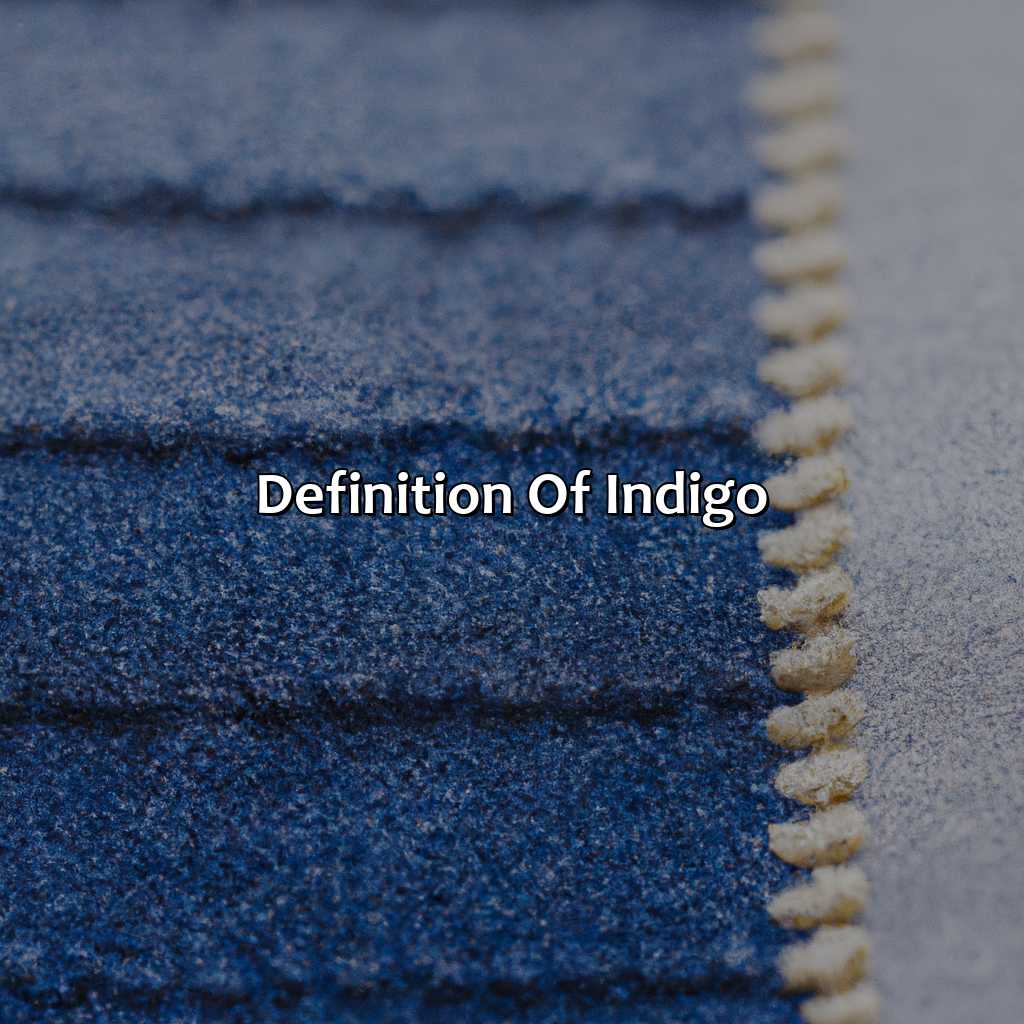 Definition Of Indigo  - What Color Is Indigo?, 