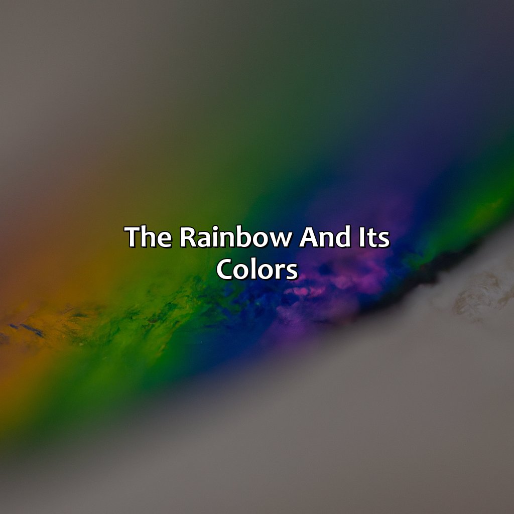 The Rainbow And Its Colors  - What Color Is Indigo In The Rainbow, 