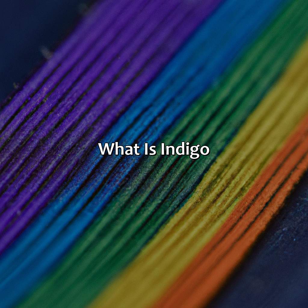 What Is Indigo?  - What Color Is Indigo In The Rainbow, 