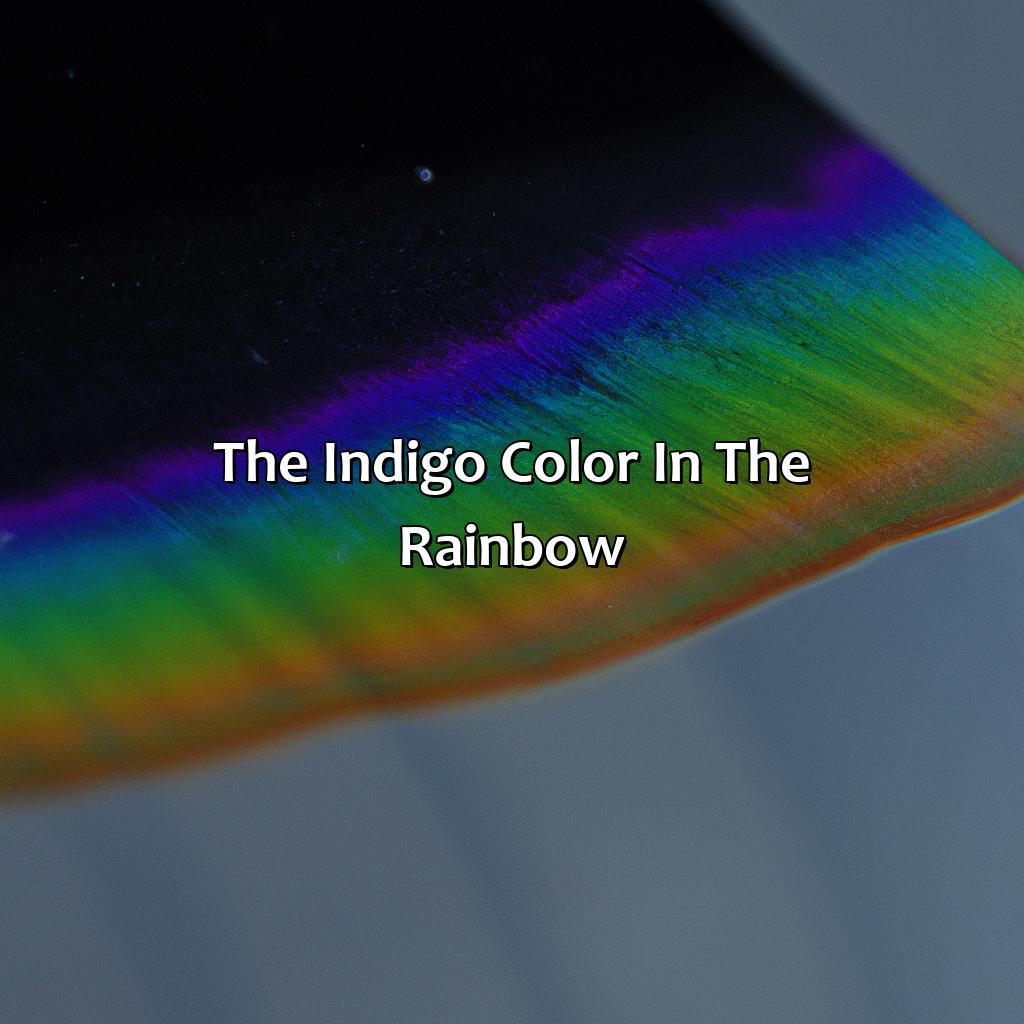 The Indigo Color In The Rainbow  - What Color Is Indigo In The Rainbow, 