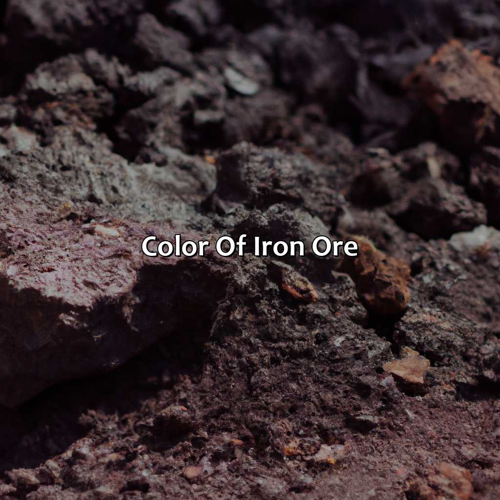 Color Of Iron Ore - What Color Is Iron Ore, 