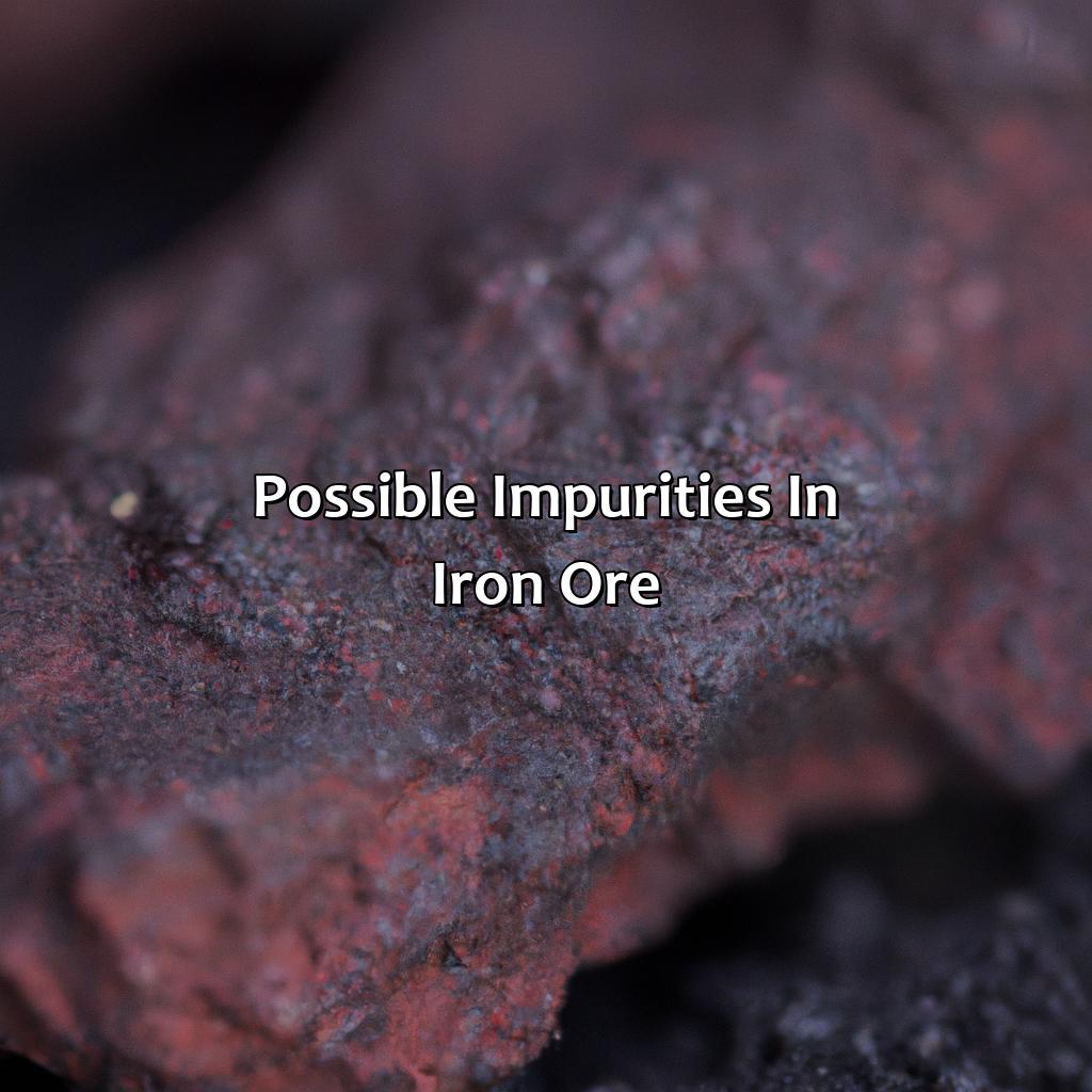 Possible Impurities In Iron Ore - What Color Is Iron Ore, 