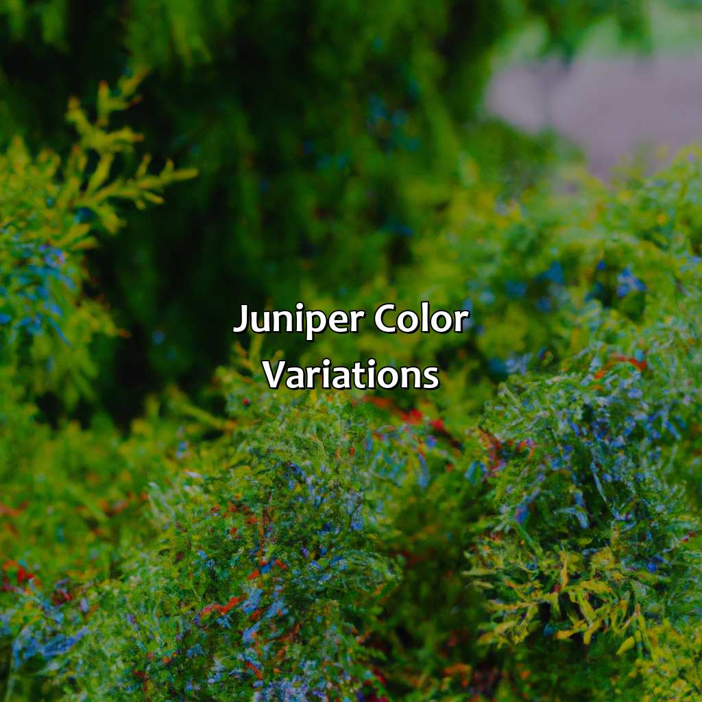 Juniper Color Variations  - What Color Is Juniper, 
