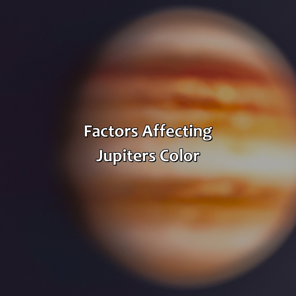 Factors Affecting Jupiter