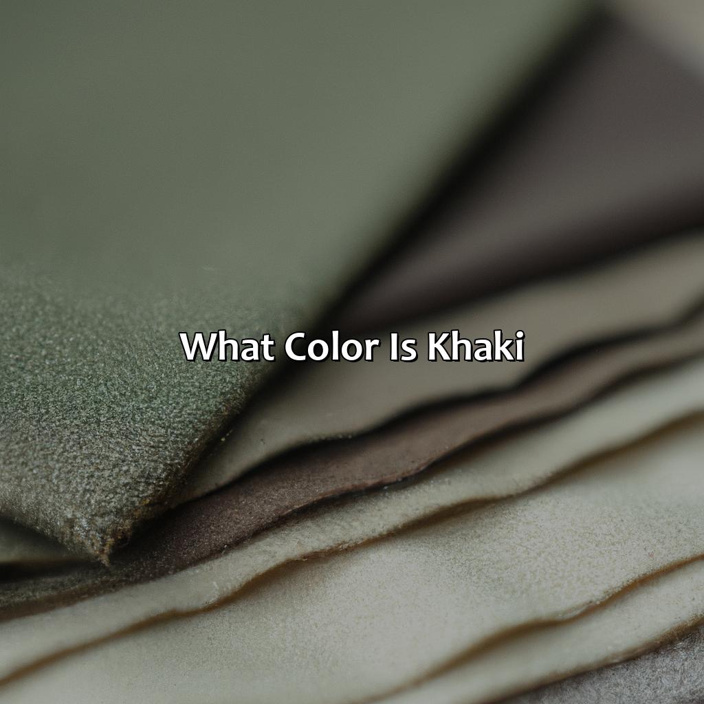 What Color Is Khaki - colorscombo.com