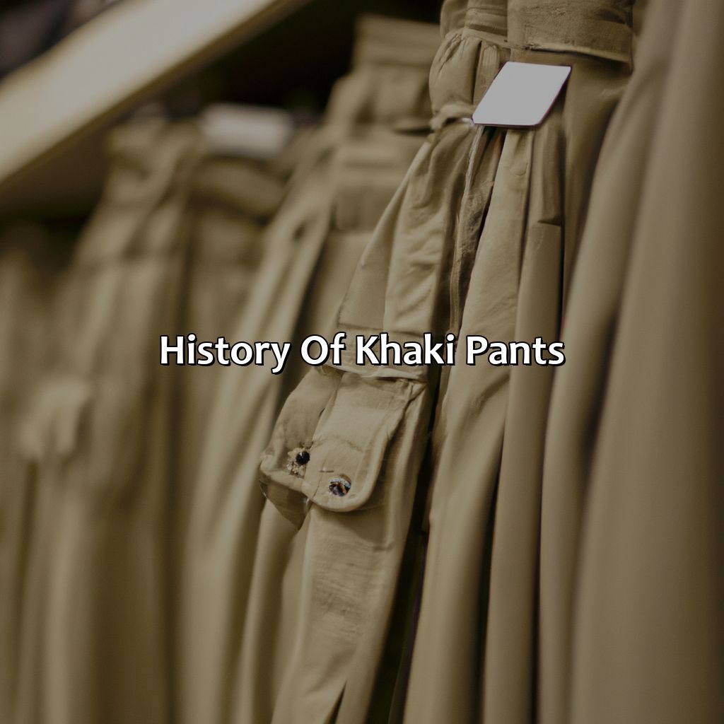 History Of Khaki Pants  - What Color Is Khaki Pants, 