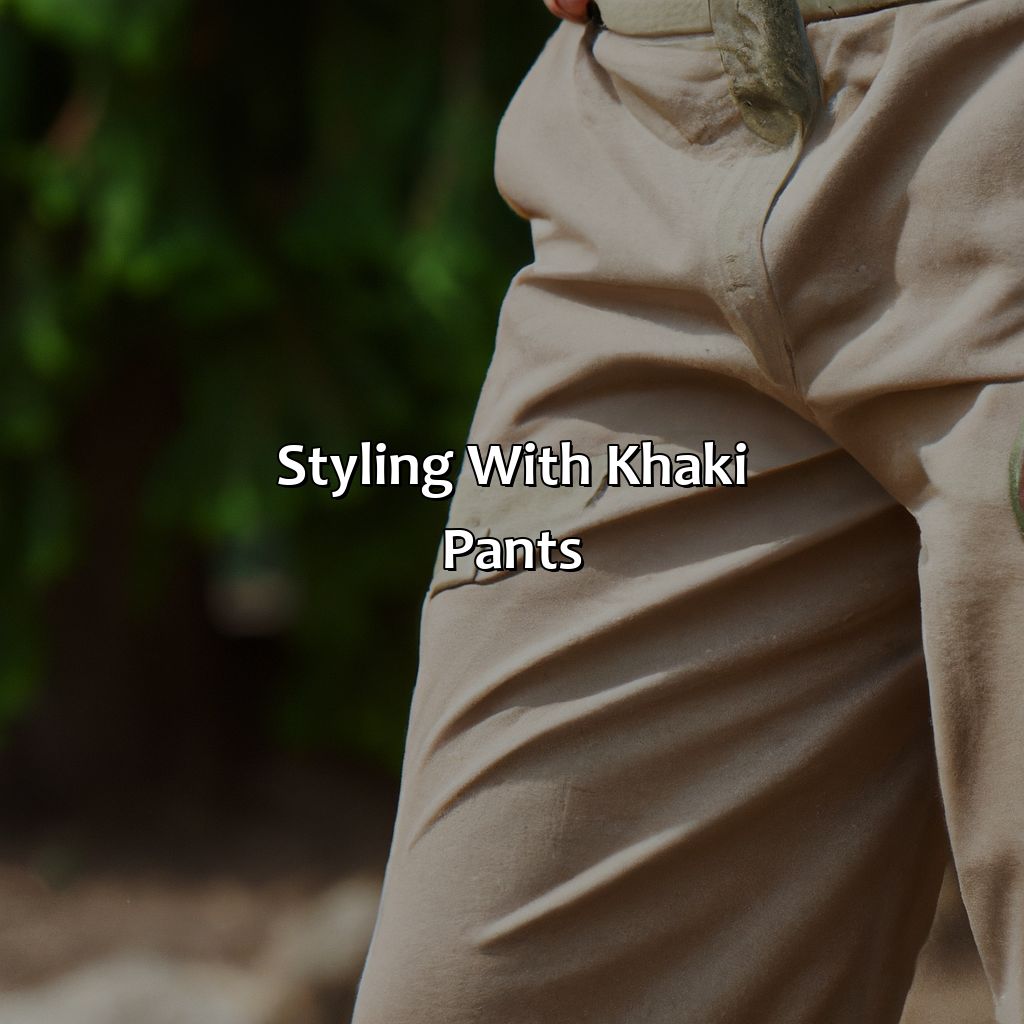 Styling With Khaki Pants  - What Color Is Khaki Pants, 