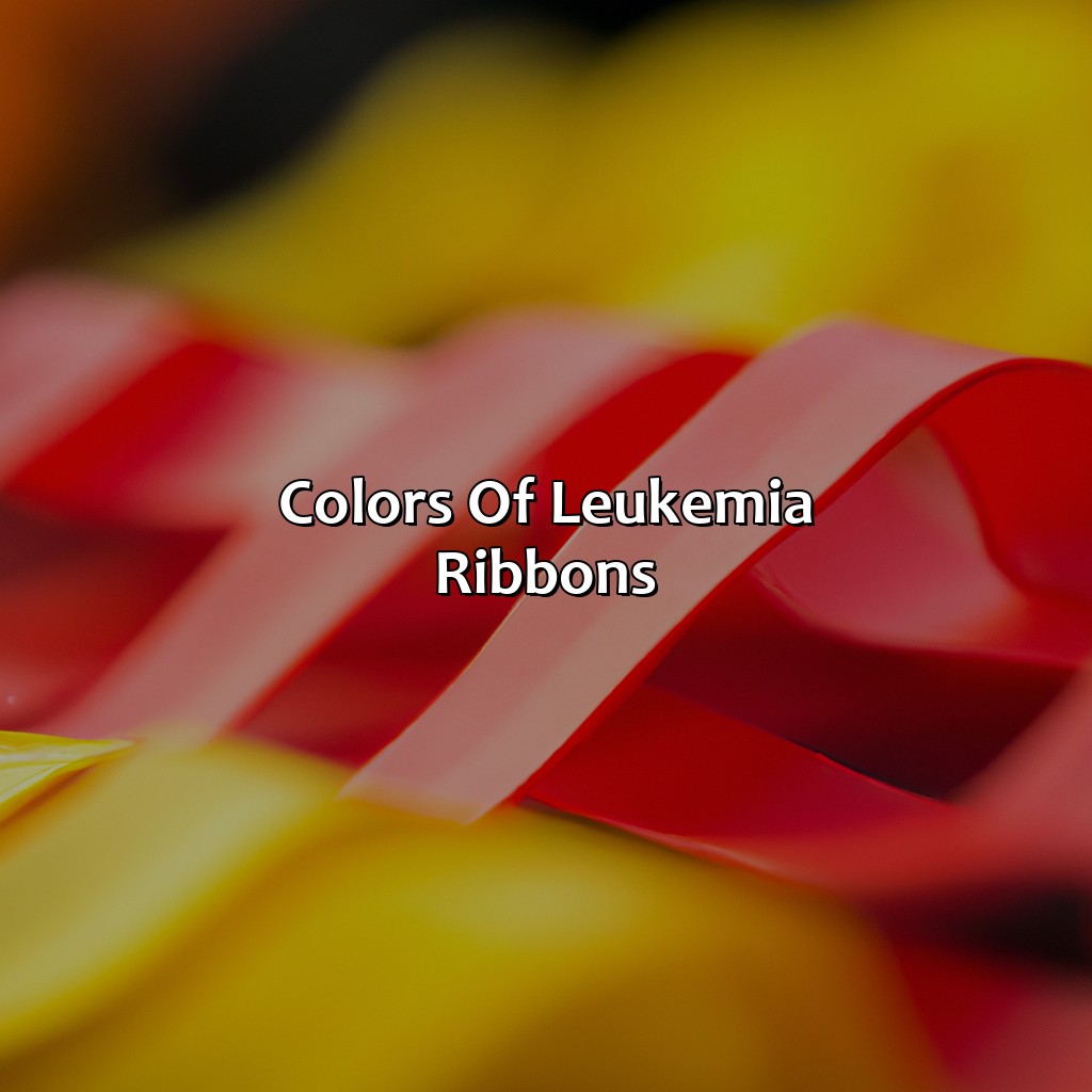 Colors Of Leukemia Ribbons  - What Color Is Leukemia Ribbon, 