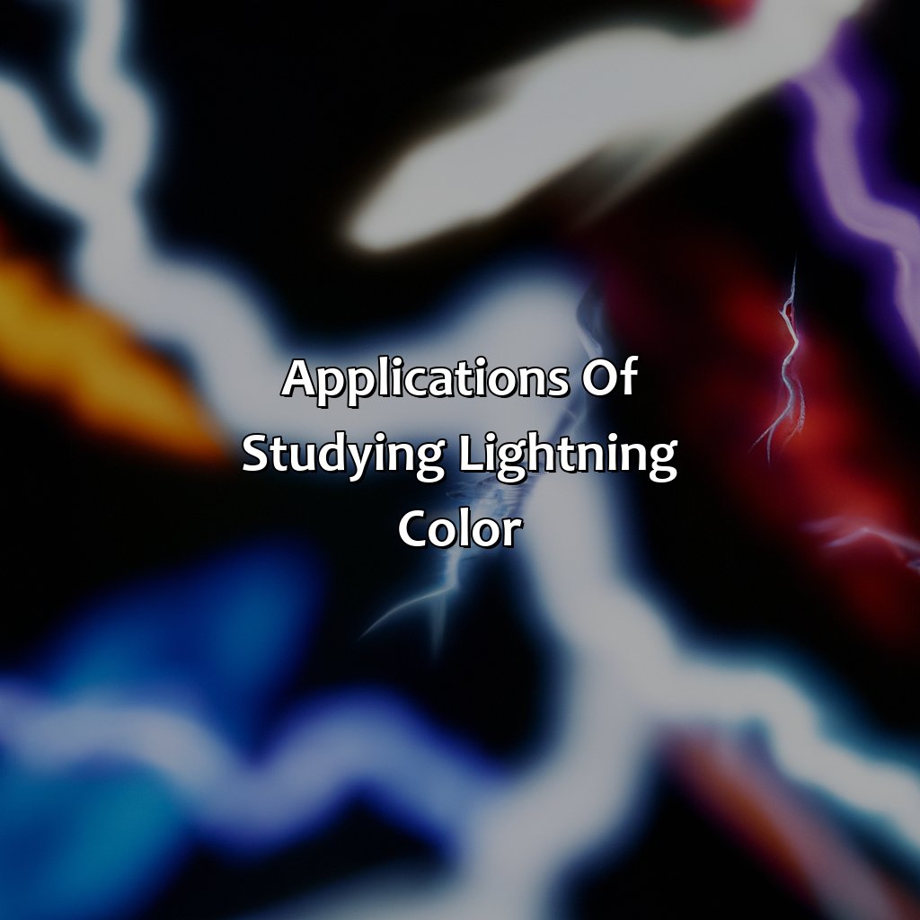 Applications Of Studying Lightning Color  - What Color Is Lightning, 