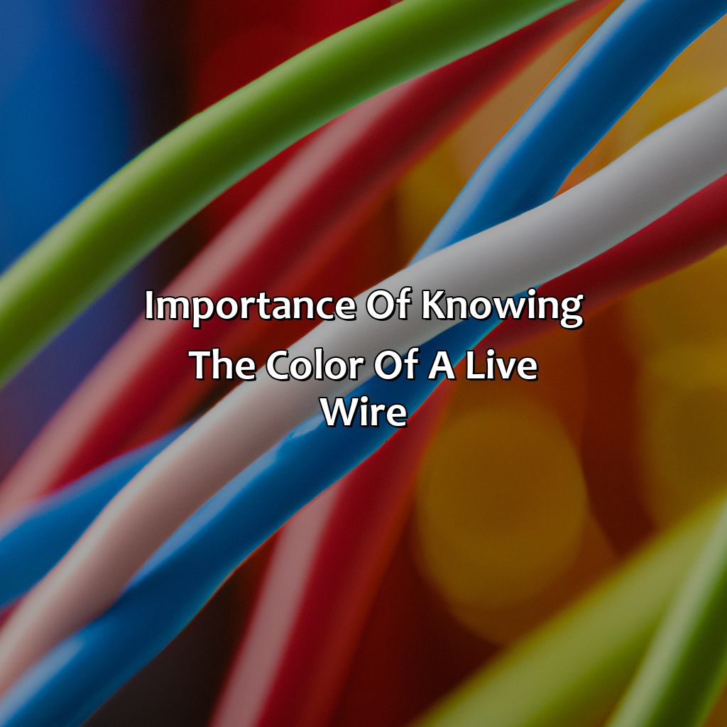 Importance Of Knowing The Color Of A Live Wire  - What Color Is Live Wire, 