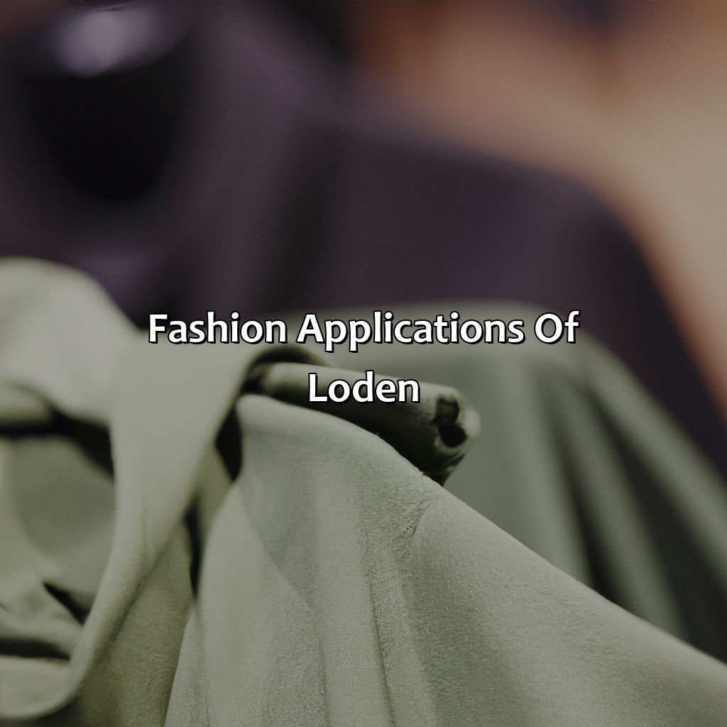 Fashion Applications Of Loden  - What Color Is Loden, 