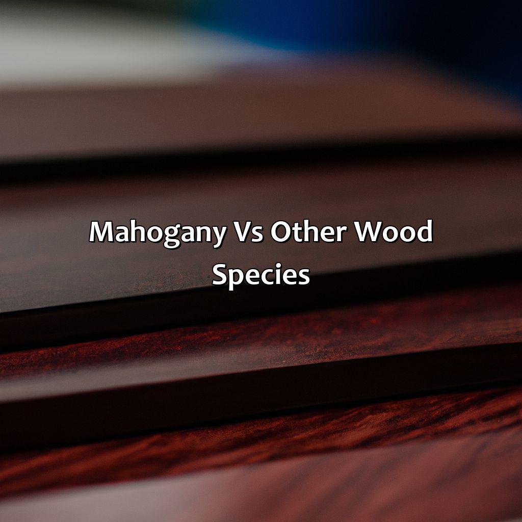 Mahogany Vs. Other Wood Species  - What Color Is Mahogany, 