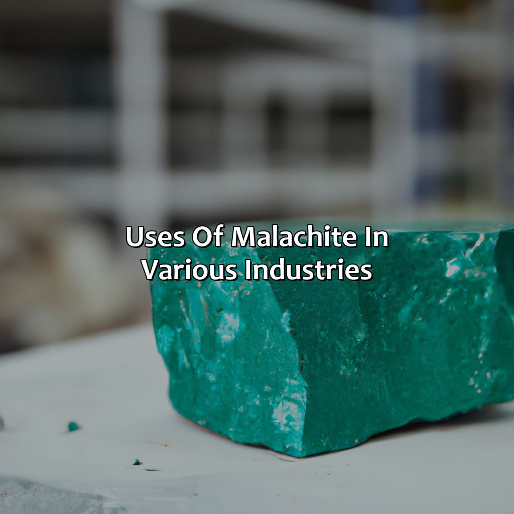 Uses Of Malachite In Various Industries  - What Color Is Malachite, 