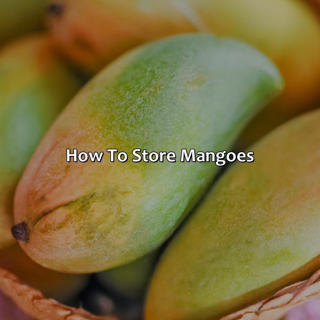 How To Store Mangoes - What Color Is Mango, 