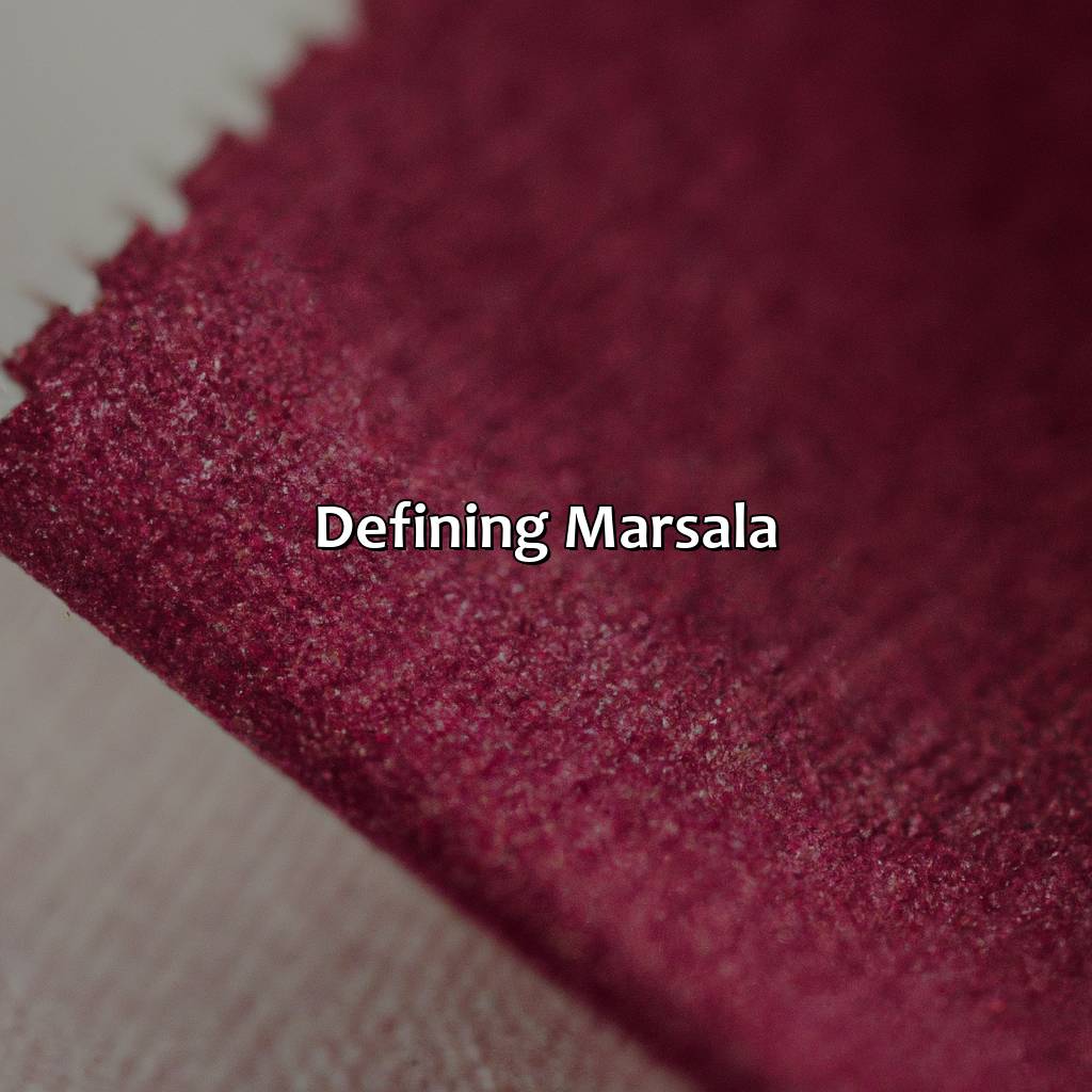 Defining Marsala - What Color Is Marsala, 