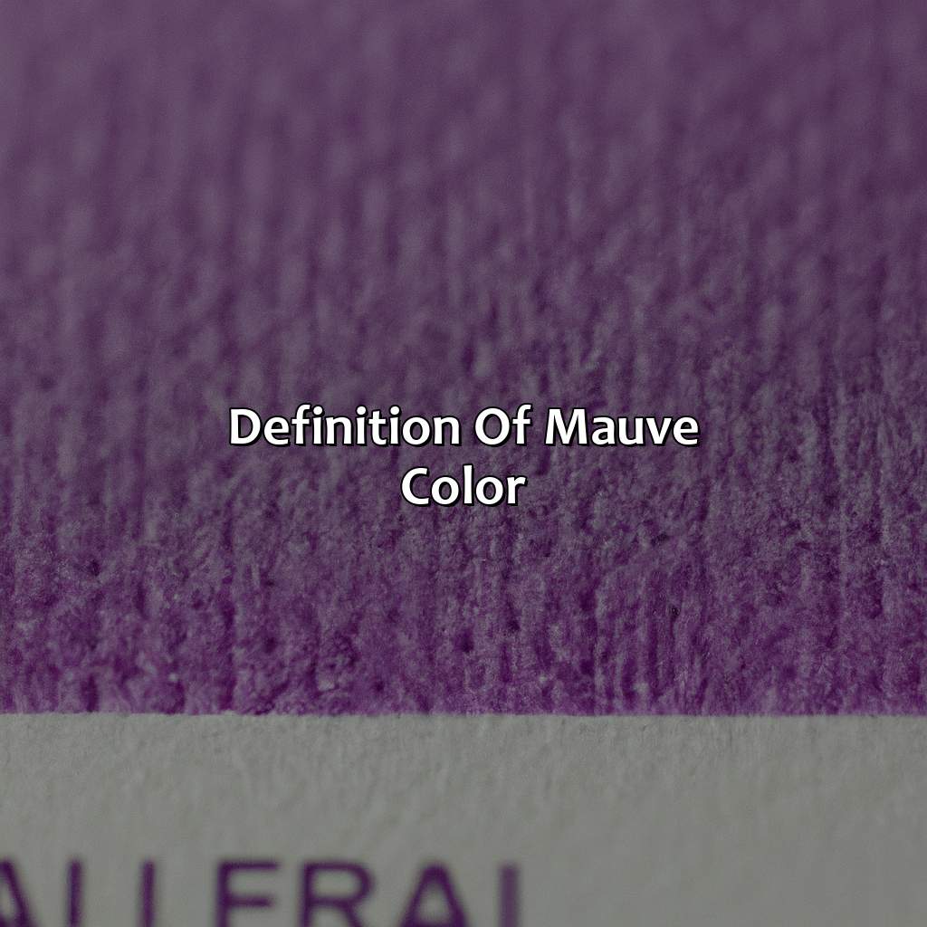 Definition Of Mauve Color  - What Color Is Mauve, 