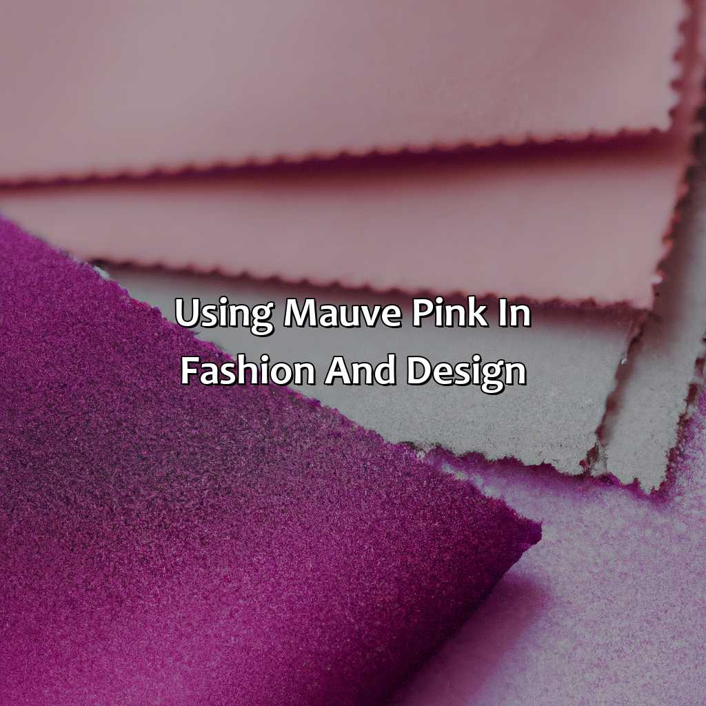 Using Mauve Pink In Fashion And Design  - What Color Is Mauve Pink, 