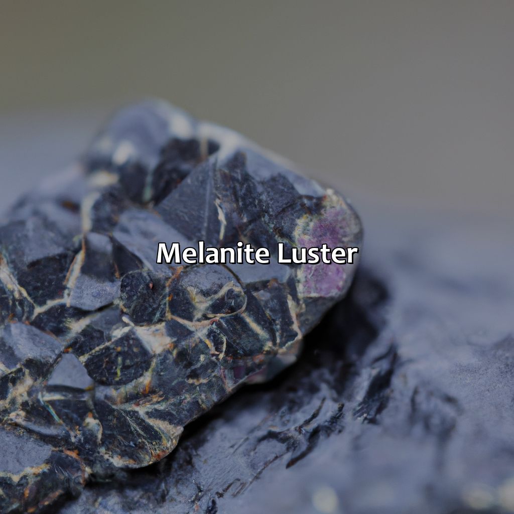 Melanite Luster  - What Color Is Melanite, 