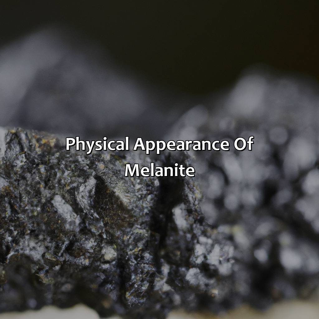 Physical Appearance Of Melanite  - What Color Is Melanite, 