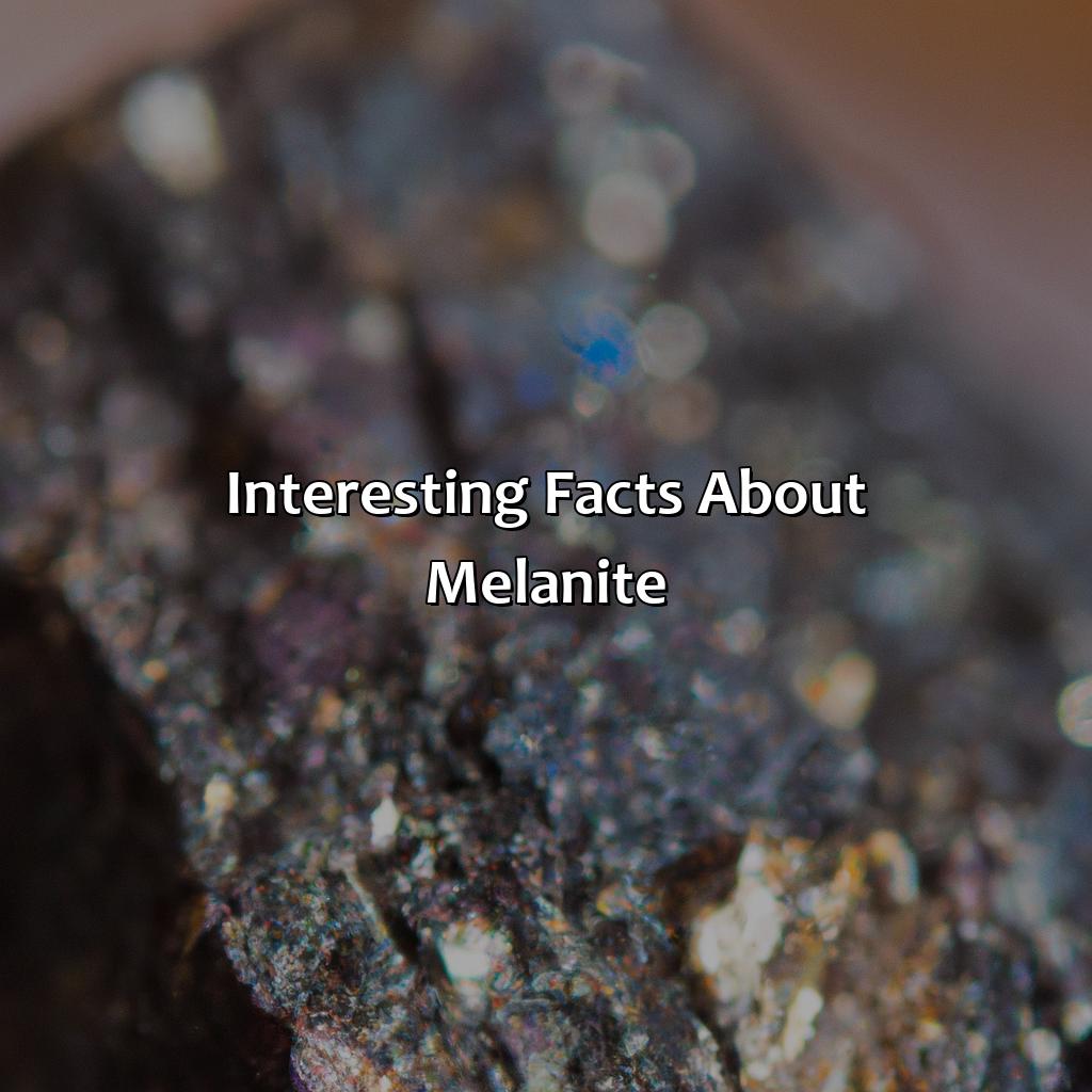 Interesting Facts About Melanite  - What Color Is Melanite, 