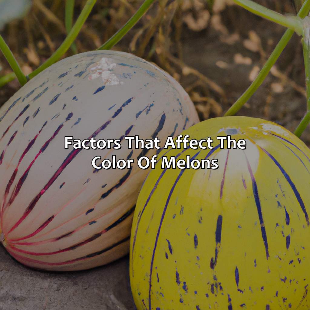 Factors That Affect The Color Of Melons  - What Color Is Melon, 