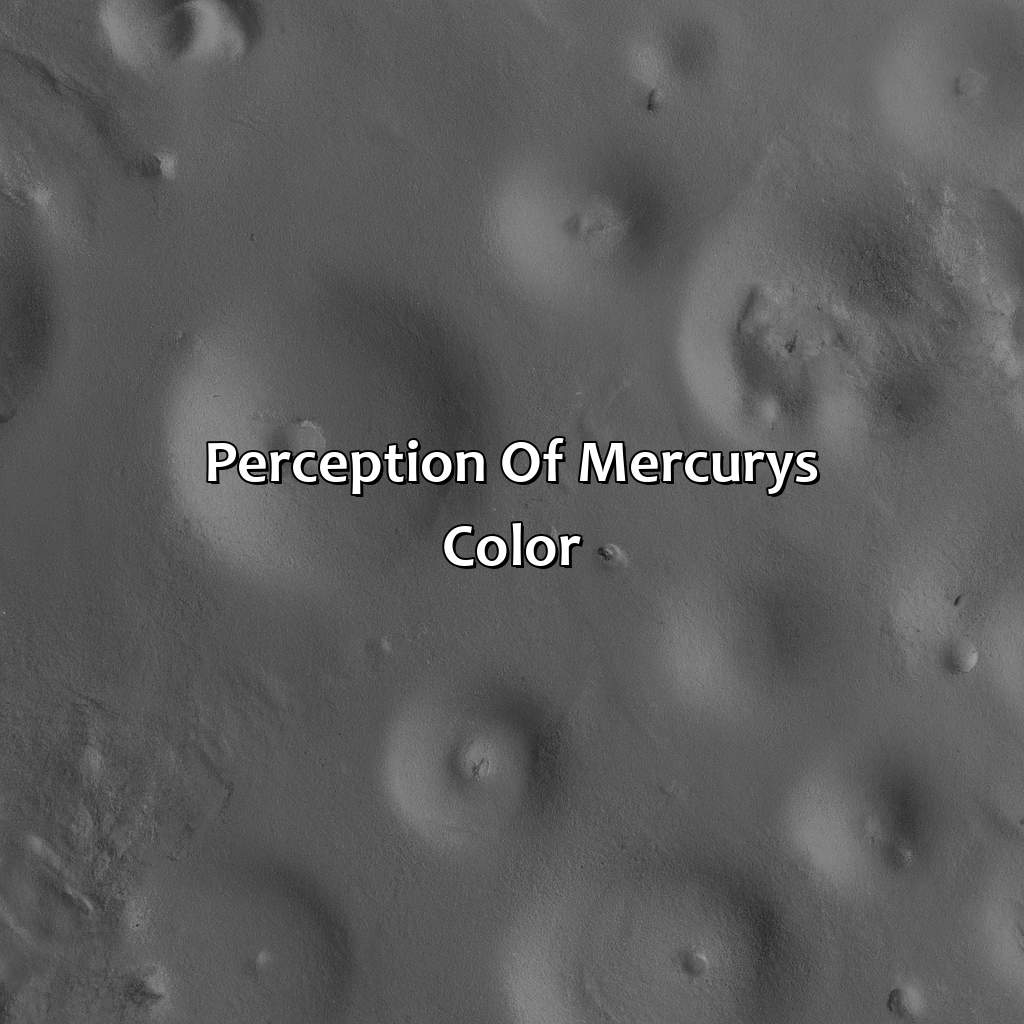 Perception Of Mercury